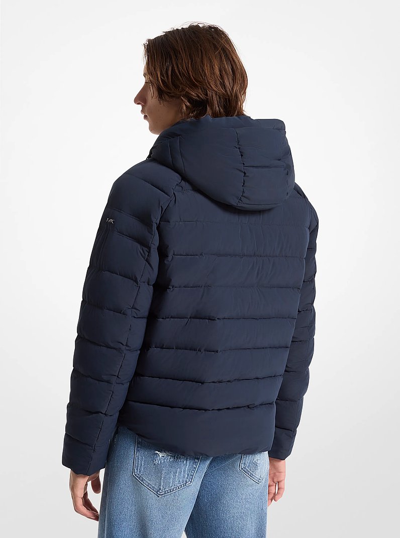 Clarkston Packable Quilted Hooded Jacket in MIDNIGHT | Michael Kors