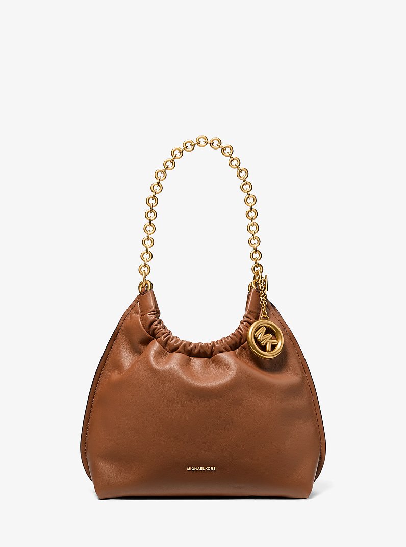 Pochette Indie Medium aus Leder in LUGGAGE | Michael Kors