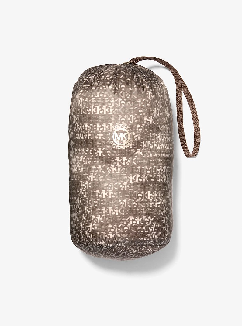 Chevron Quilted Jacket in MUSHROOM LOGO | Michael Kors