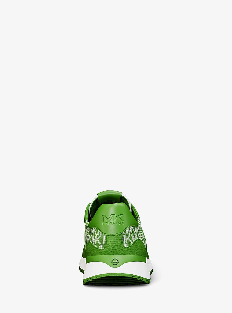 Dax Ombr&eacute; Signature Logo Trainer in JUNGLE | Michael Kors