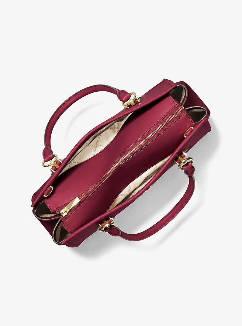 Marilyn Large Saffiano Leather Satchel