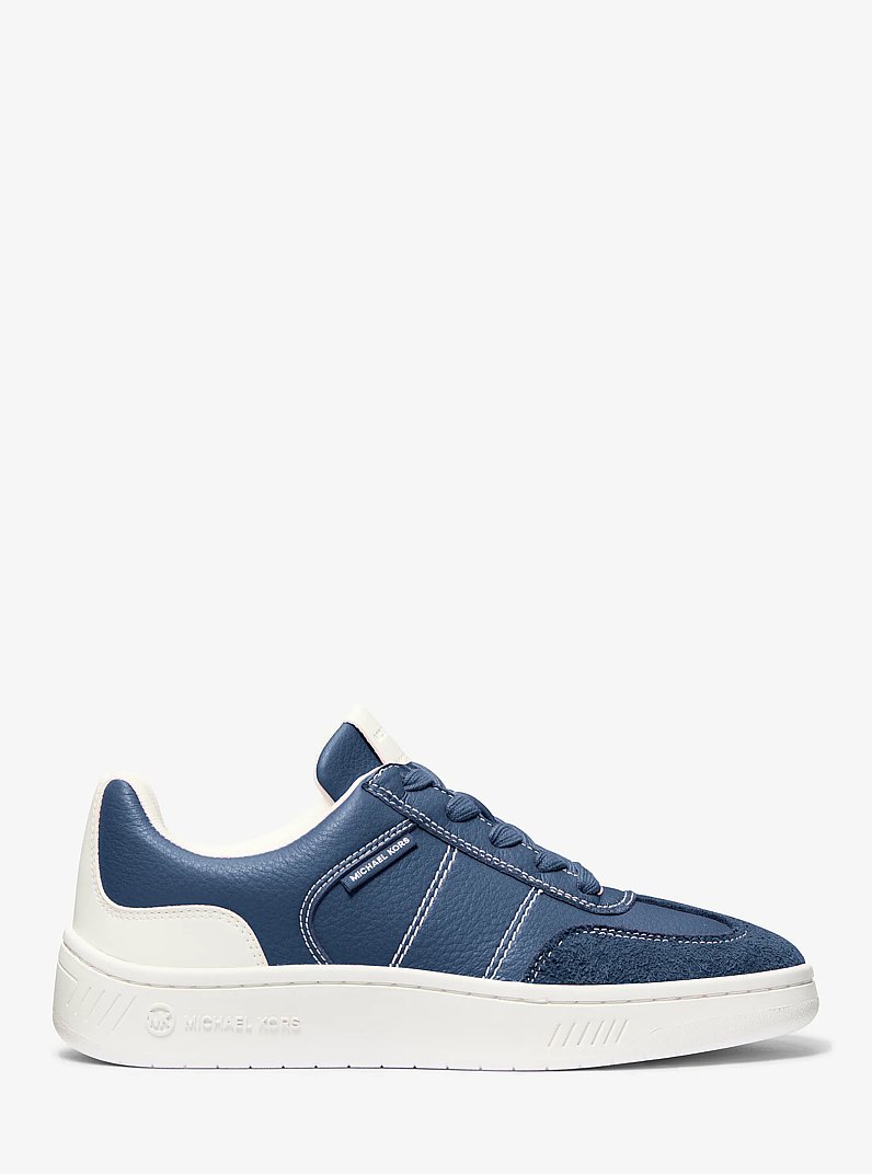 Kai Mixed-Media Sneaker in NAVY | Michael Kors