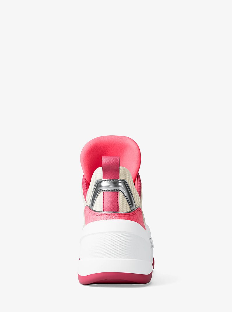 Espadrille Olympia en mat&eacute;riaux multiples in FRAMBOISE FONC&Eacute; | Michael Kors