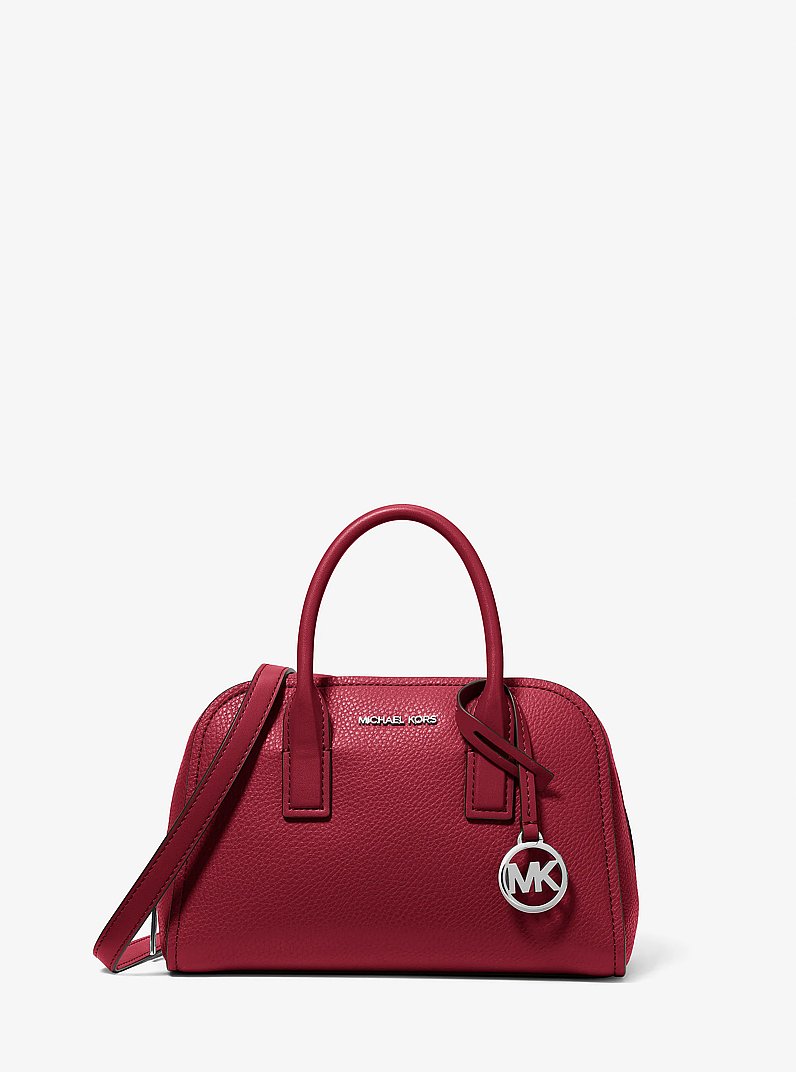 Ashton Small Messenger Bag in MAROON | Michael Kors