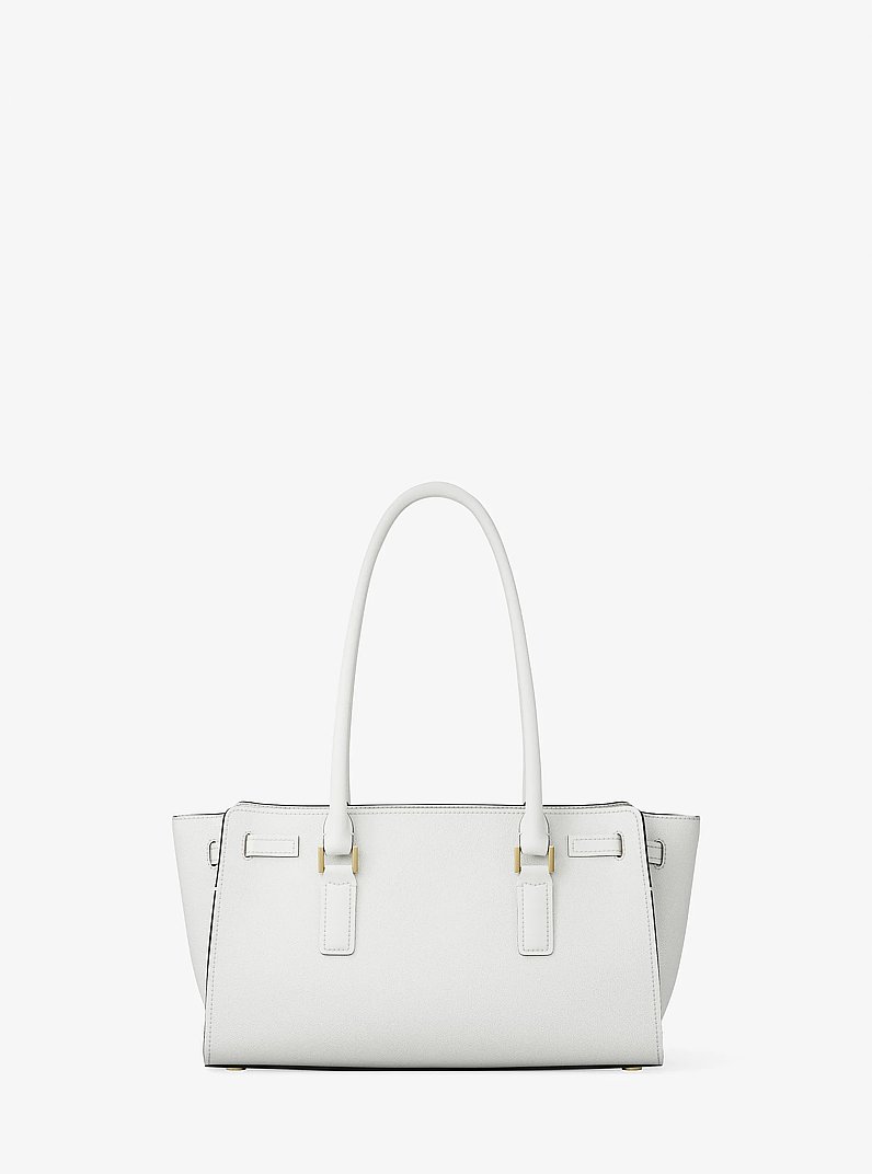 Henkeltasche Hamilton Moderne Small aus Leder mit Nieten in EGGSHELL | Michael Kors
