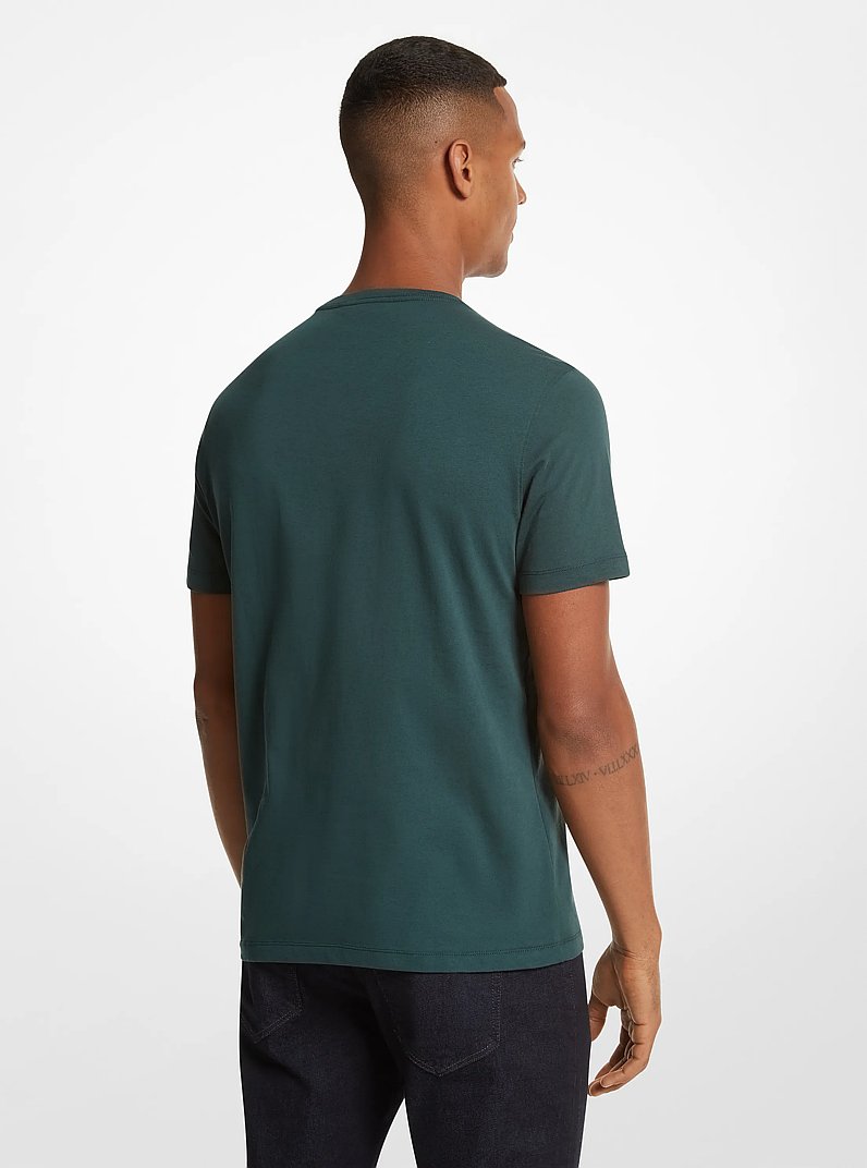 Lattice Logo Cotton T-Shirt