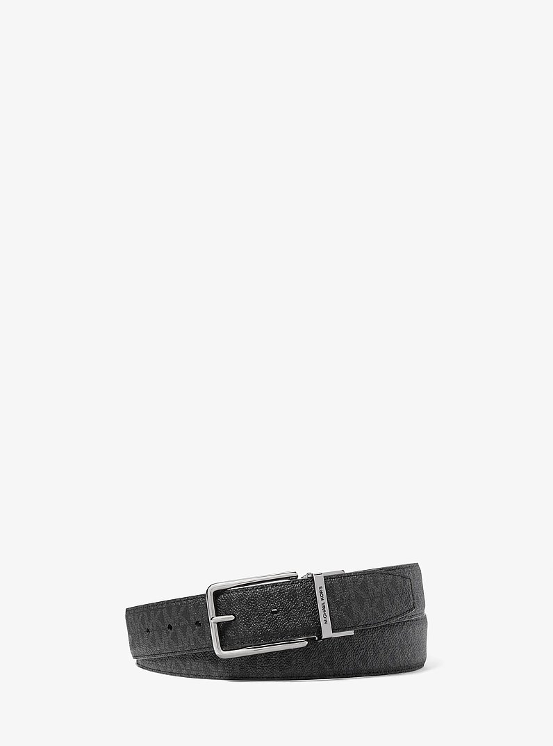 Reversible Logo and Leather Belt