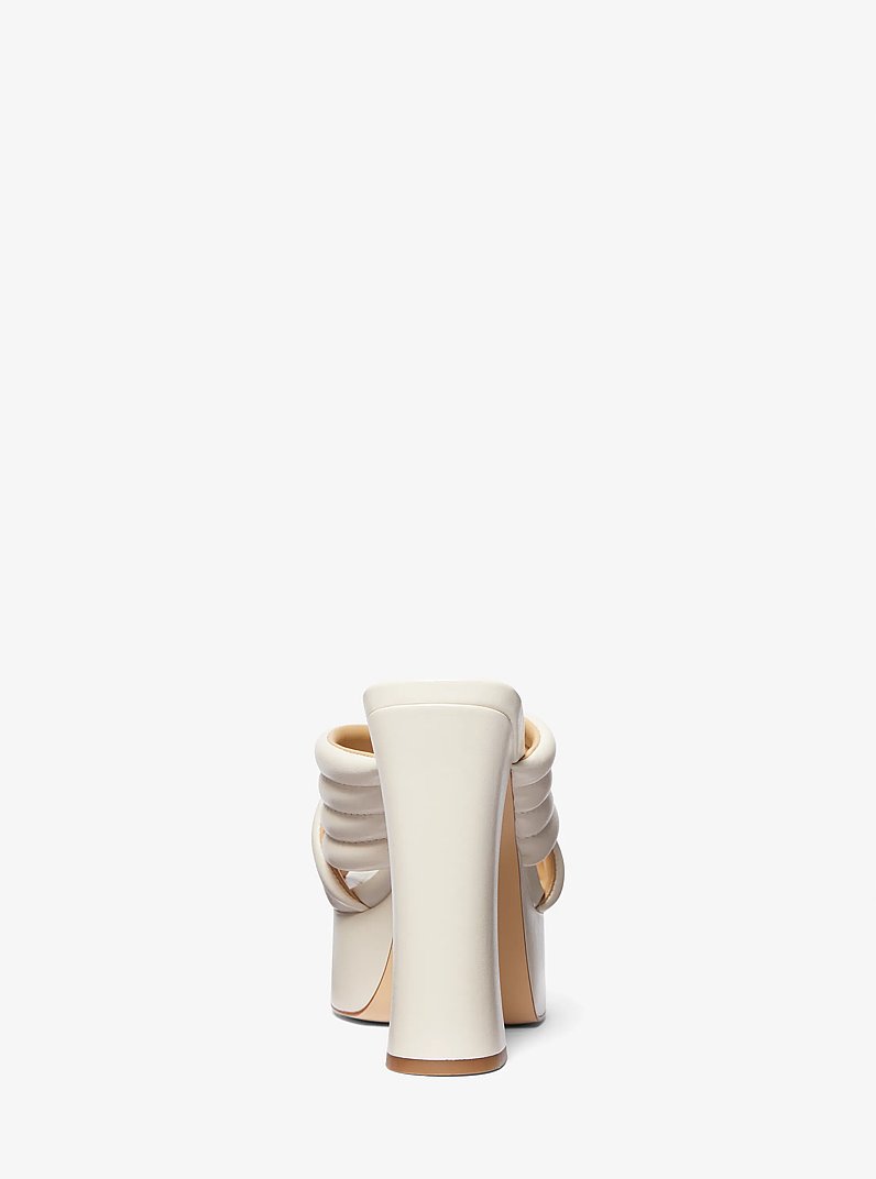 Portia Quilted Leather Platform Sandal