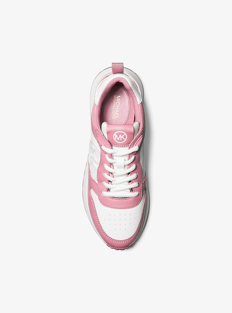 Dev Two-Tone Trainer in CARNATION | Michael Kors