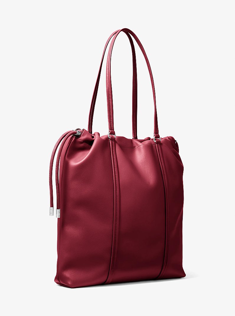 Matilda Large Cinch Tote Bag in MAROON | Michael Kors