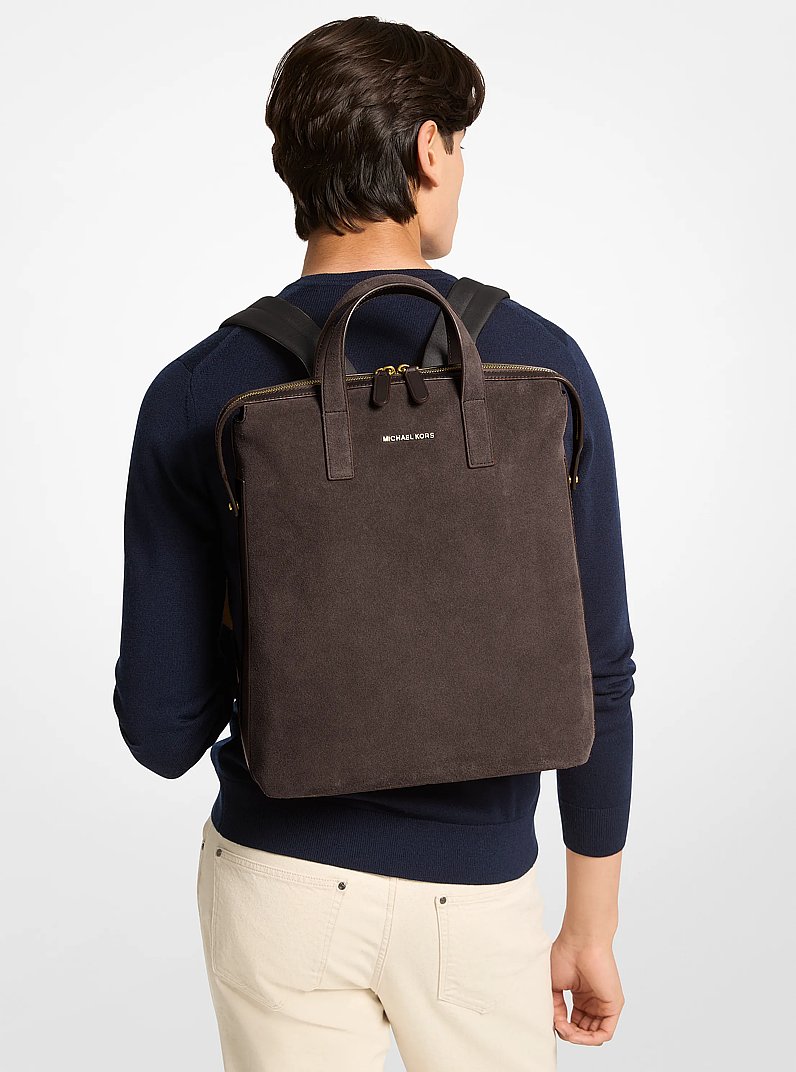 Shopper Nicholas aus Wildleder in SCHOKOLADE | Michael Kors