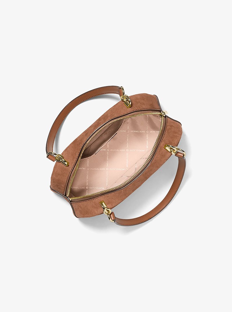 Cecily Small Shoulder Bag in LUGGAGE | Michael Kors