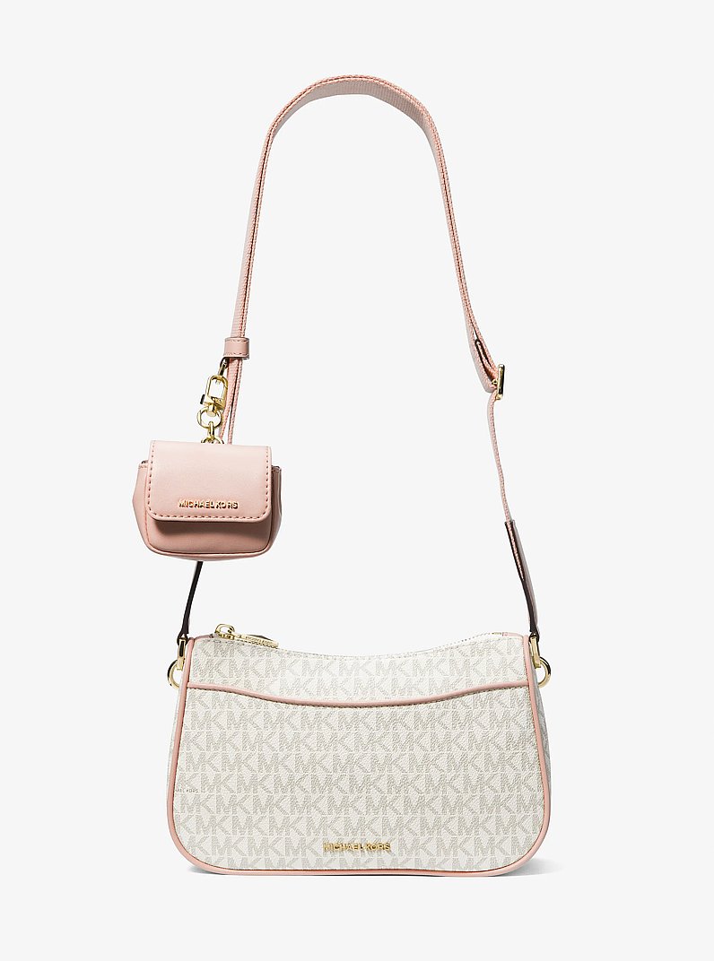 Jet Set Medium Signature Logo Crossbody Bag with Case for Apple