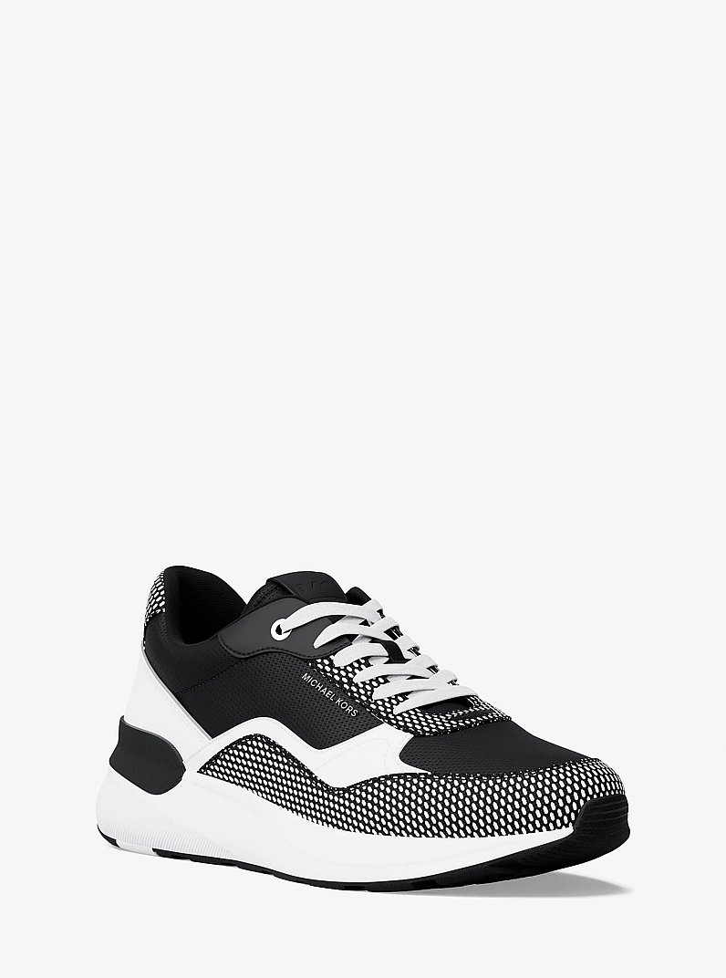 Sneaker Trevor aus Materialmix in SCHWARZ | Michael Kors