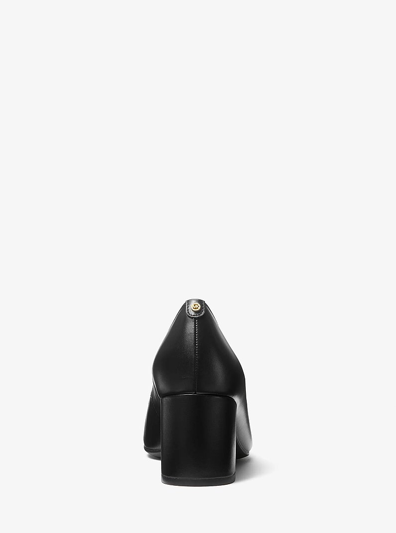 Perla Flex Leather Pump in BLACK | Michael Kors