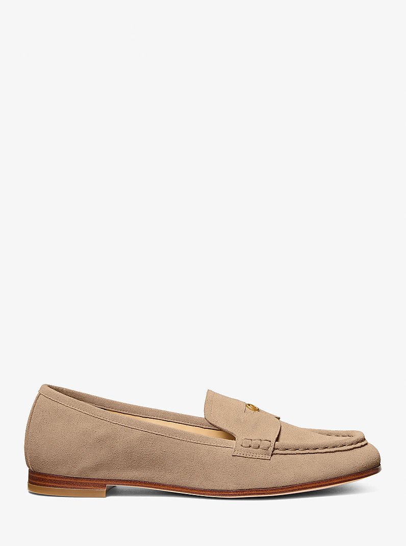 Jennings Suede Loafer in KHAKI | Michael Kors