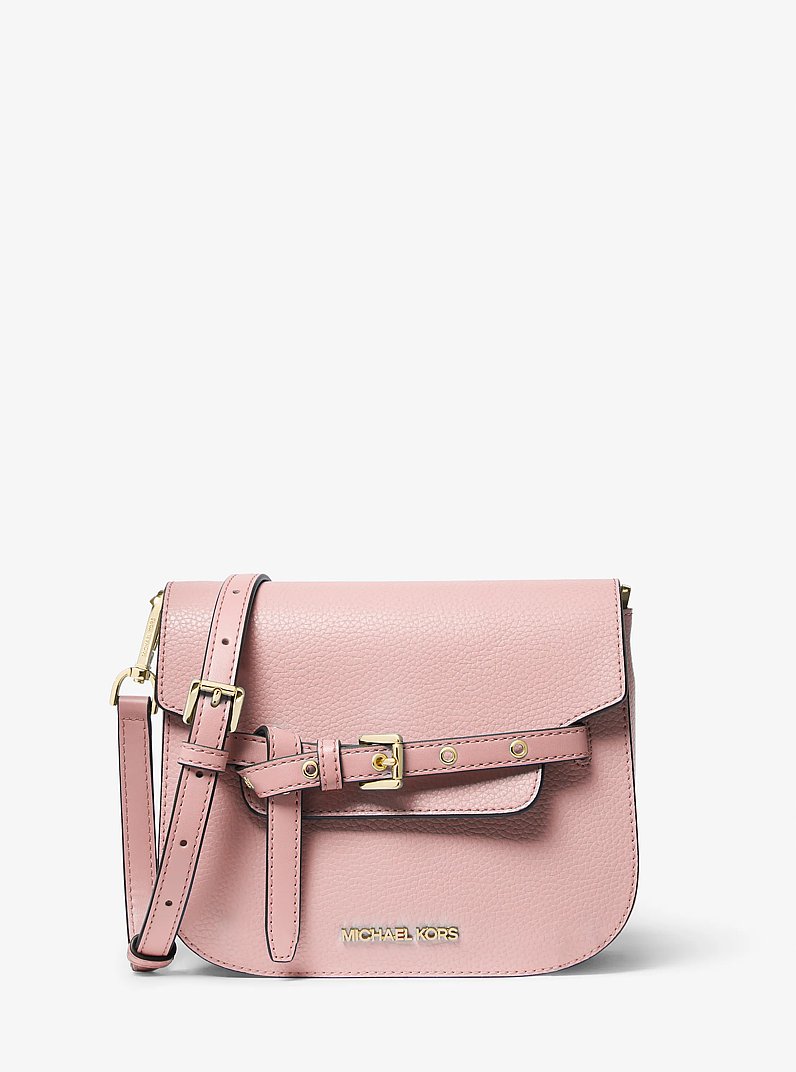 Emilia Small Leather Crossbody Bag in POWDER BLUSH | Michael Kors