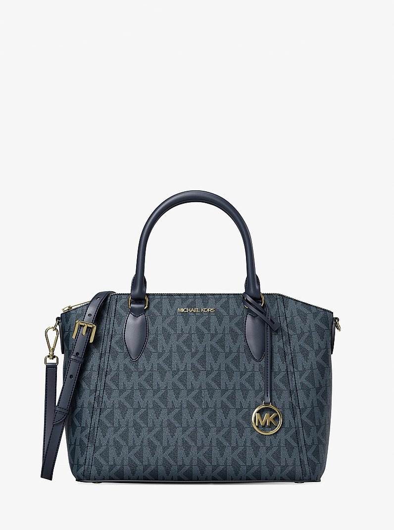 Henkeltasche Sienna Medium mit Signature-Logomuster in ADMIRAL | Michael Kors