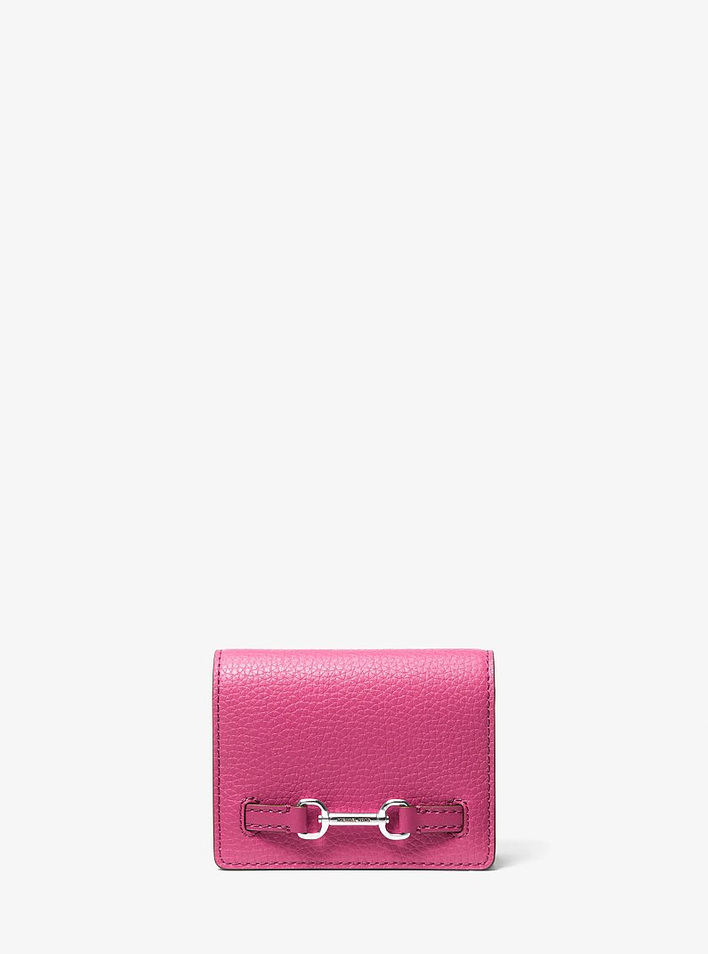 Petit portefeuille Carson en cuir grain&eacute; in PITAYA | Michael Kors