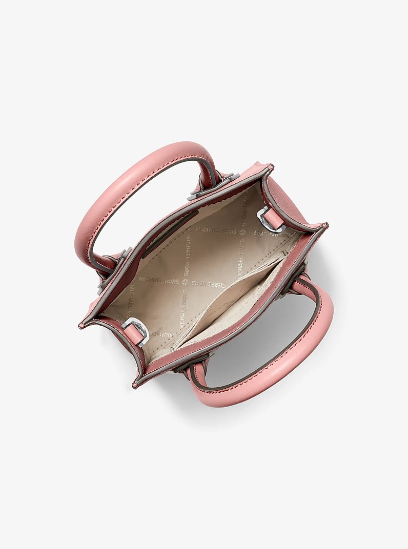 Mercer Extra-Small Pebbled Leather Crossbody Bag in PRIMROSE | Michael Kors