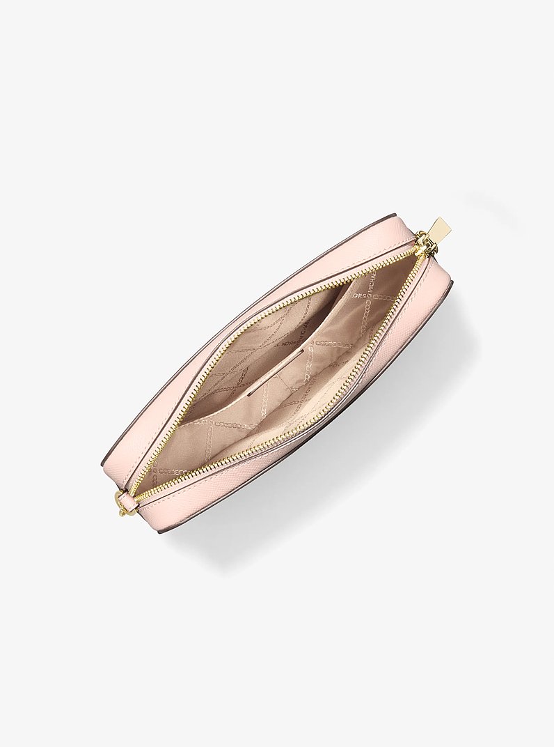 Jet Set Large Saffiano Leather Crossbody Bag in SOFT PINK | Michael Kors