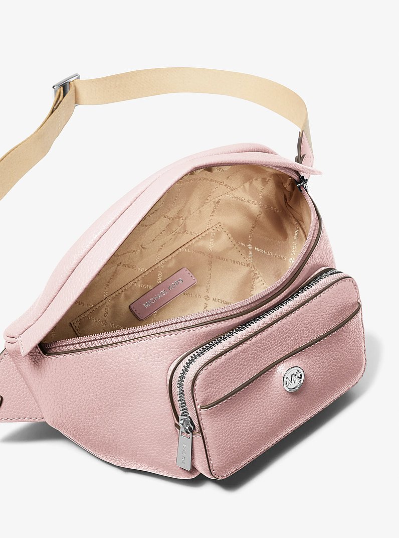 Maisie Large Pebbled Leather 2-in-1 Sling Pack in LT POWDER BLUSH | Michael Kors