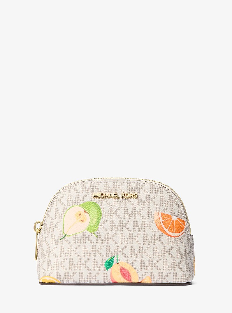 MICHAEL KORS　Jet Set Travel Medium MKロゴ Jet Set Medium Signature Logo Travel Kit in BRN/ACORN - Sale