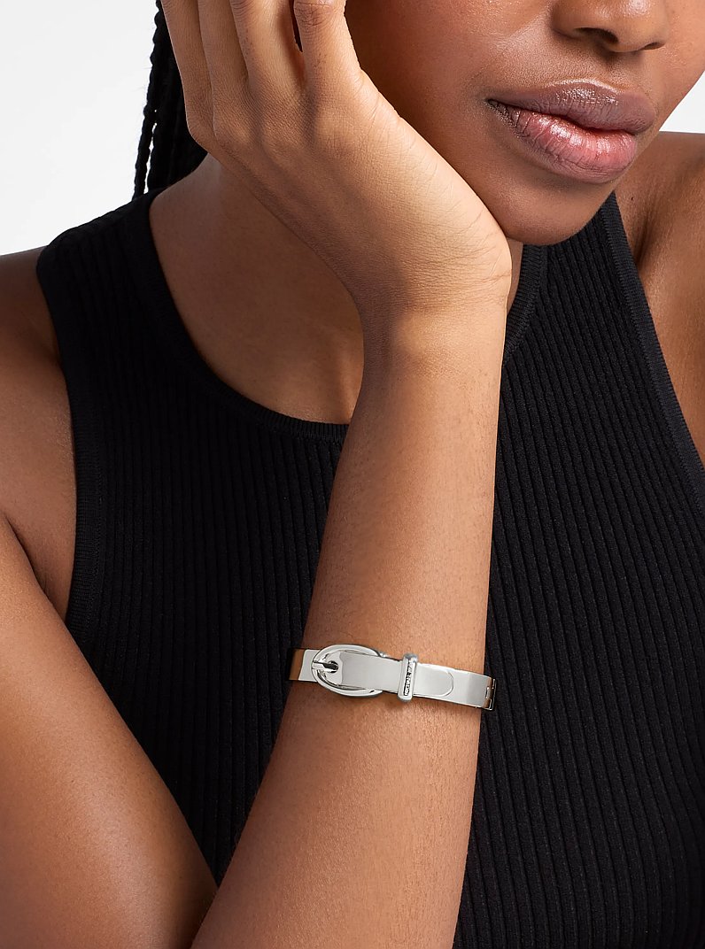 Bracelet-jonc &agrave; boucle in ARGENT | Michael Kors