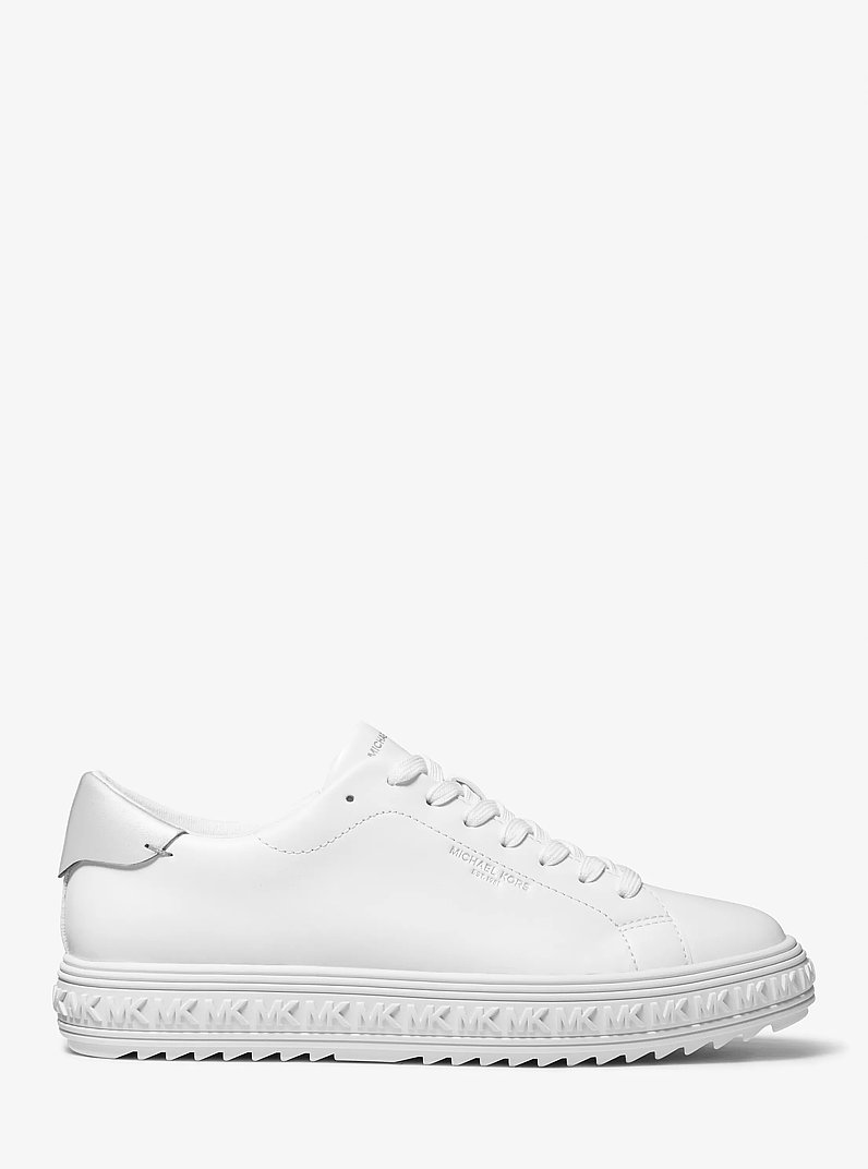 Grove Leather Sneaker in OPTIC WHITE | Michael Kors