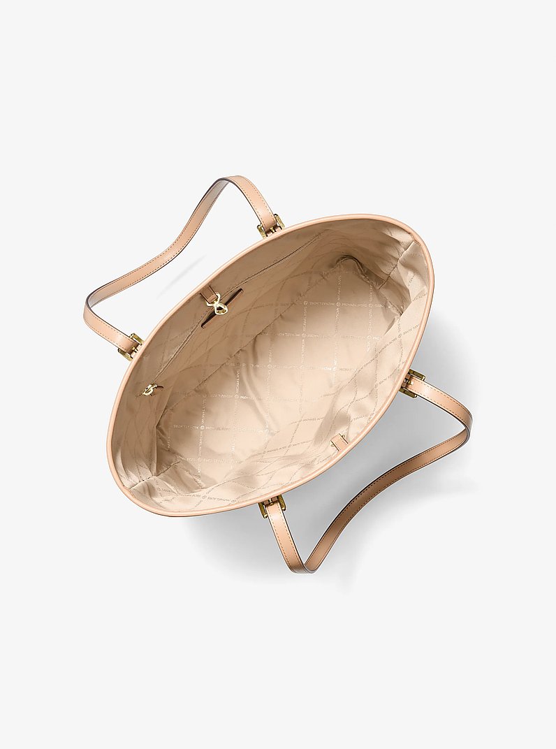 Shopper Jet Set Medium aus Jacquard mit Logomuster in KHAKI | Michael Kors