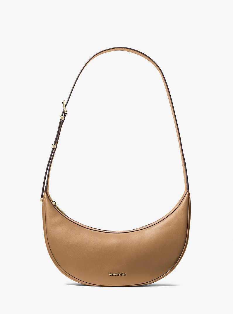 Umh&auml;ngetasche Avra Medium aus Leder in HUSK | Michael Kors