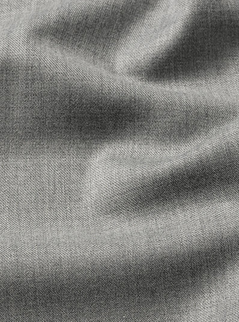 Americana slim-fit de franela de mezcla de lana in GRIS PERLA | Michael Kors