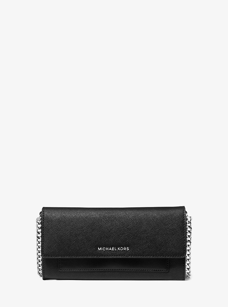 マイケルコース Vincent Large Saffiano Leather Tote Bag With Card Case in LUGGAGE