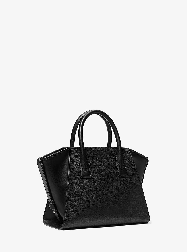 Petit sac &agrave; main Avril clout&eacute; &agrave; motif patchwork et &agrave; logo Signature in NOIR | Michael Kors