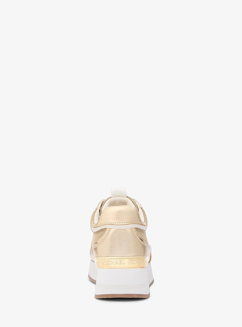 Espadrille Mariah en mat&eacute;riaux multiples in OR P&Acirc;LE | Michael Kors