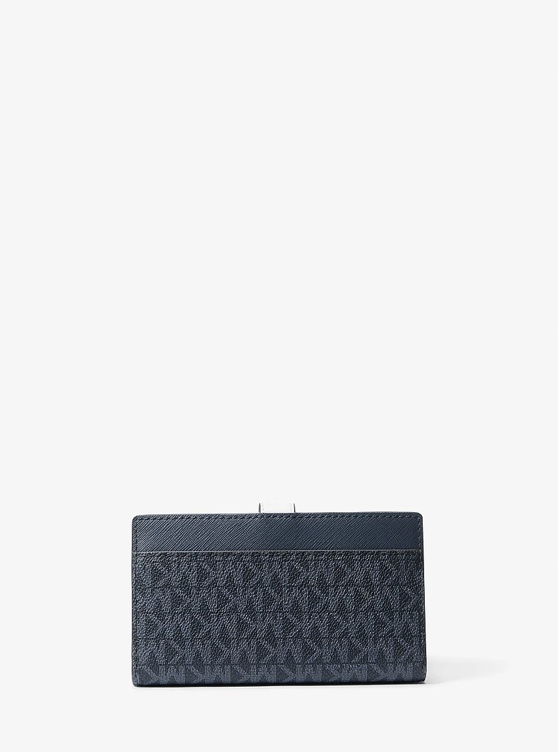 Portefeuille Greenwich de taille moyenne &agrave; logo Signature in ADMIRL MULTI | Michael Kors