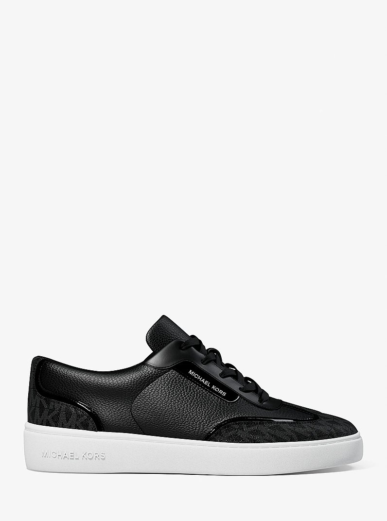 Basket Starr en m&eacute;lange de mati&egrave;res in NOIR | Michael Kors