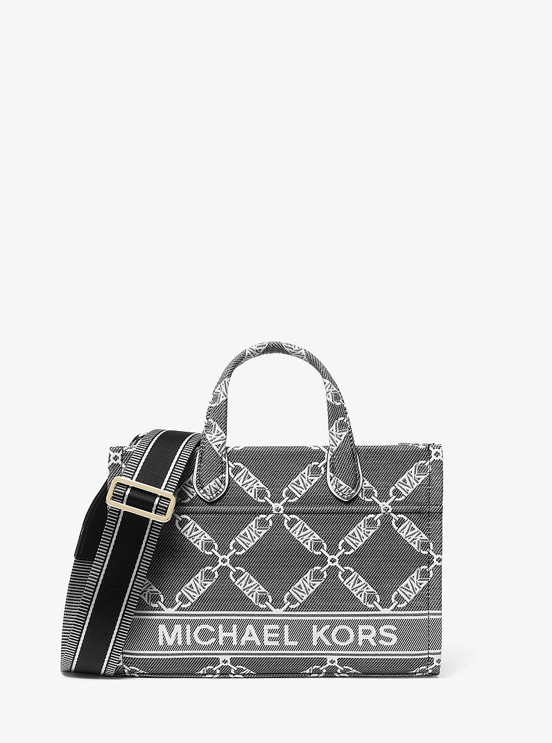 Correa de nailon a rayas para bolso in NEGRO | Michael Kors