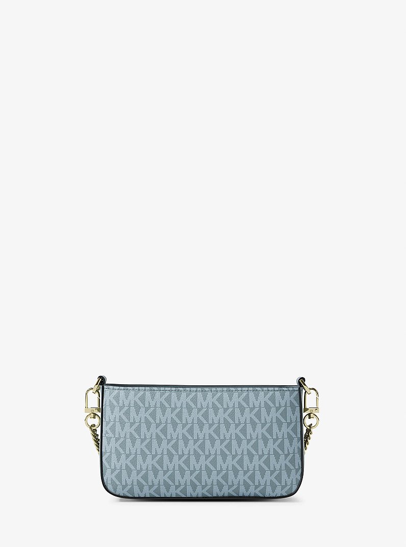 Bryant Small Signature Logo Convertible Pochette in CHAMBRAY | Michael Kors
