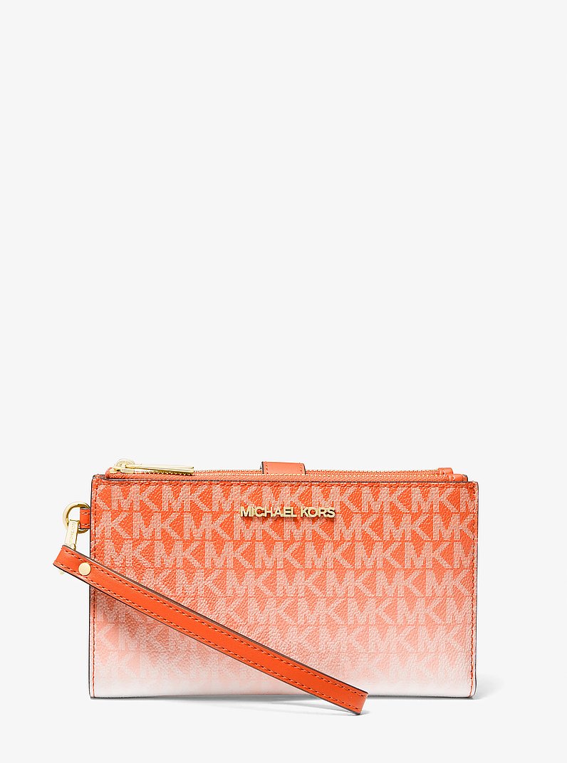 Grande pochette-bracelet Jet Set &agrave; logo ombr&eacute;