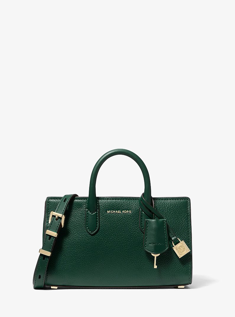 Scarlett Extra-Small Leather Crossbody Bag in BOSCO | Michael Kors