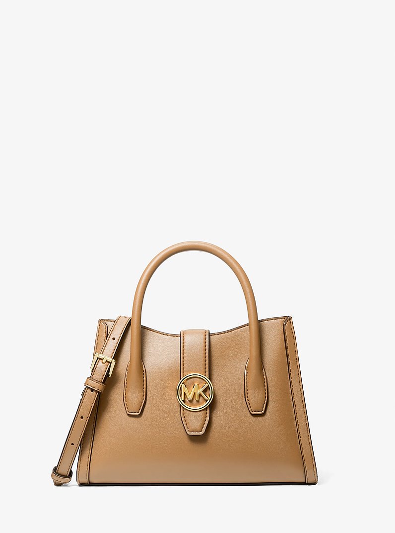 Bolso satchel Gabby peque&ntilde;o in CAMEL | Michael Kors