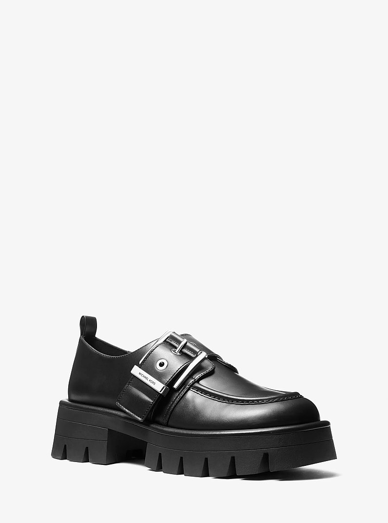 Colby Leather Loafer in BLACK | Michael Kors