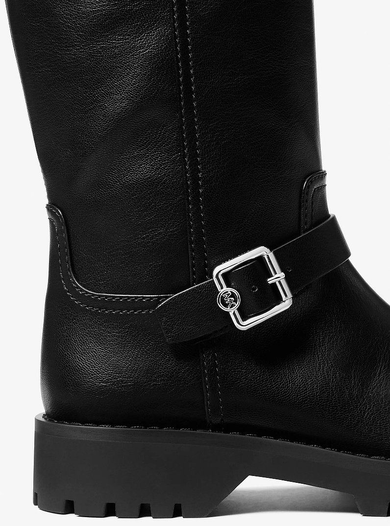 Mattie Moto Boot in BLACK | Michael Kors