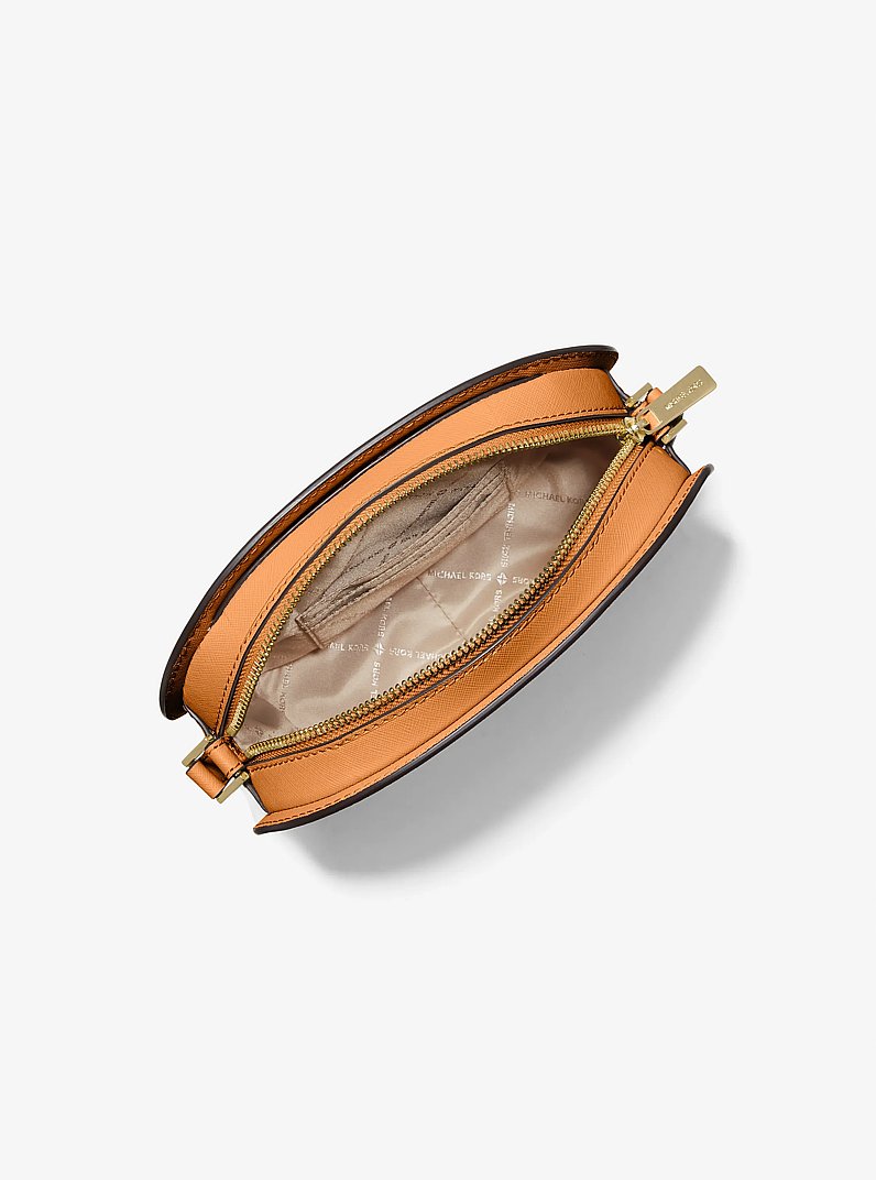 Bandolera Jet Set Travel mediana de piel saffiano in SIDRA | Michael Kors