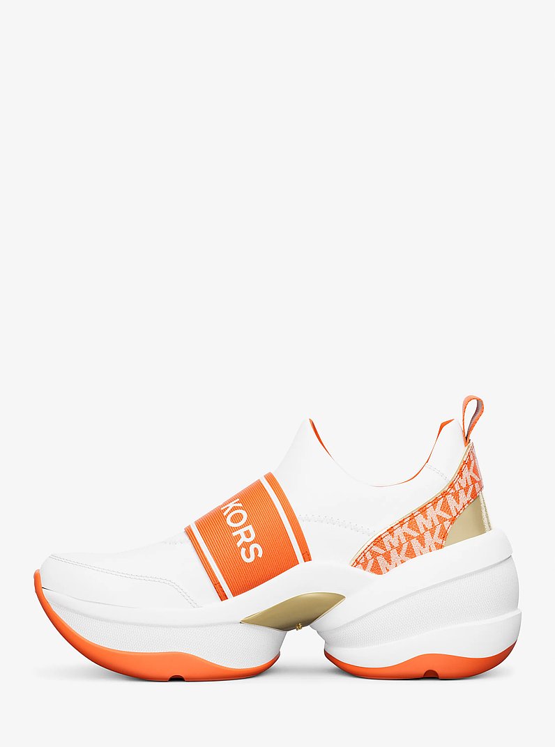 Olympia Scuba Slip-On Trainer in RED CLAY | Michael Kors