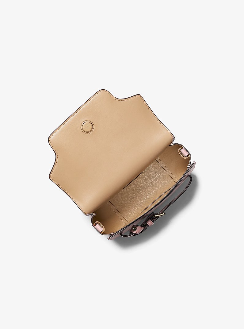 Emilia Small Leather Crossbody Bag in POWDER BLUSH | Michael Kors