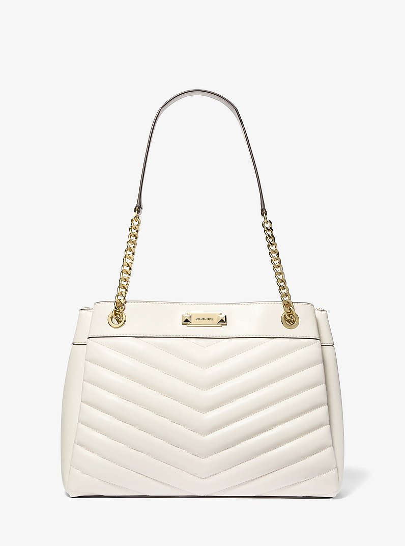 Bolso tote Whitney acolchado mediano in CREMA CLARO | Michael Kors