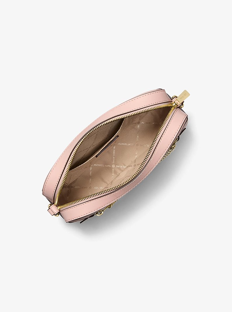 Jet Set Large Ombr&eacute; Signature Logo Crossbody Bag in POWDER BLUSH | Michael Kors