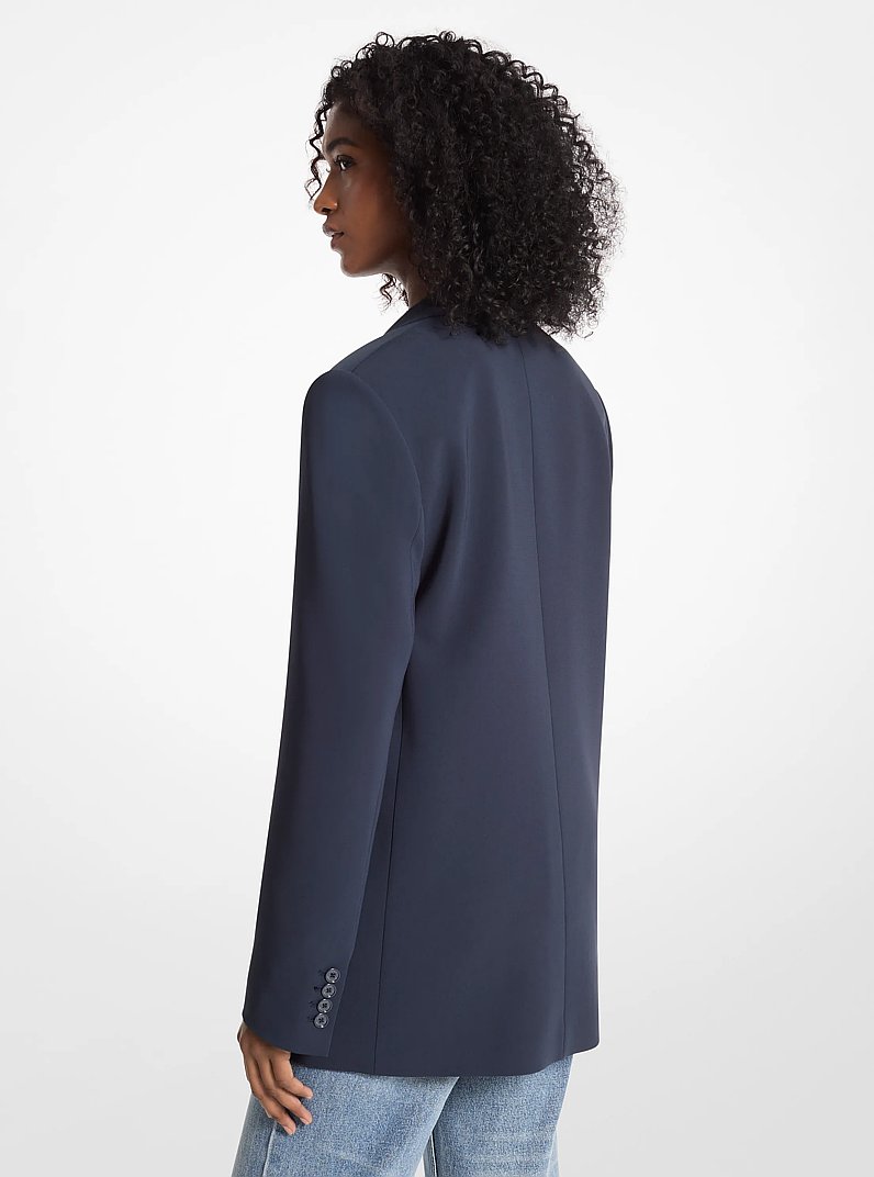 Crepe Blazer in ADMIRAL | Michael Kors